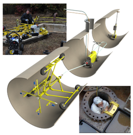 Genesis Pipe Rehabilitation cleaning of 72 inch contrete pipe